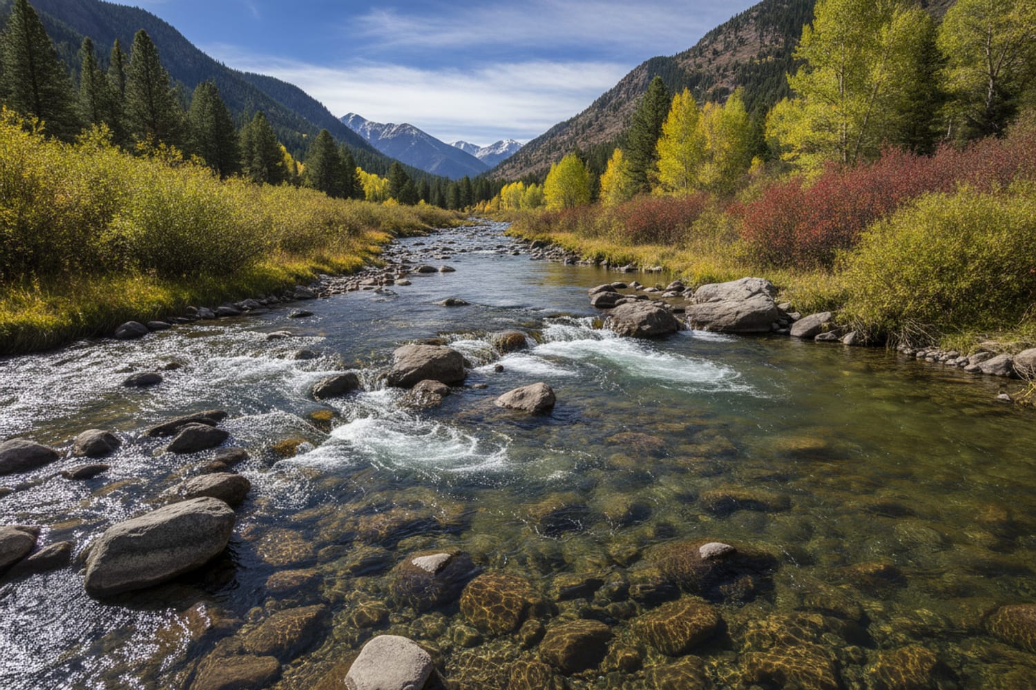 South Platte pocket water — technical jig-nymph tailwater