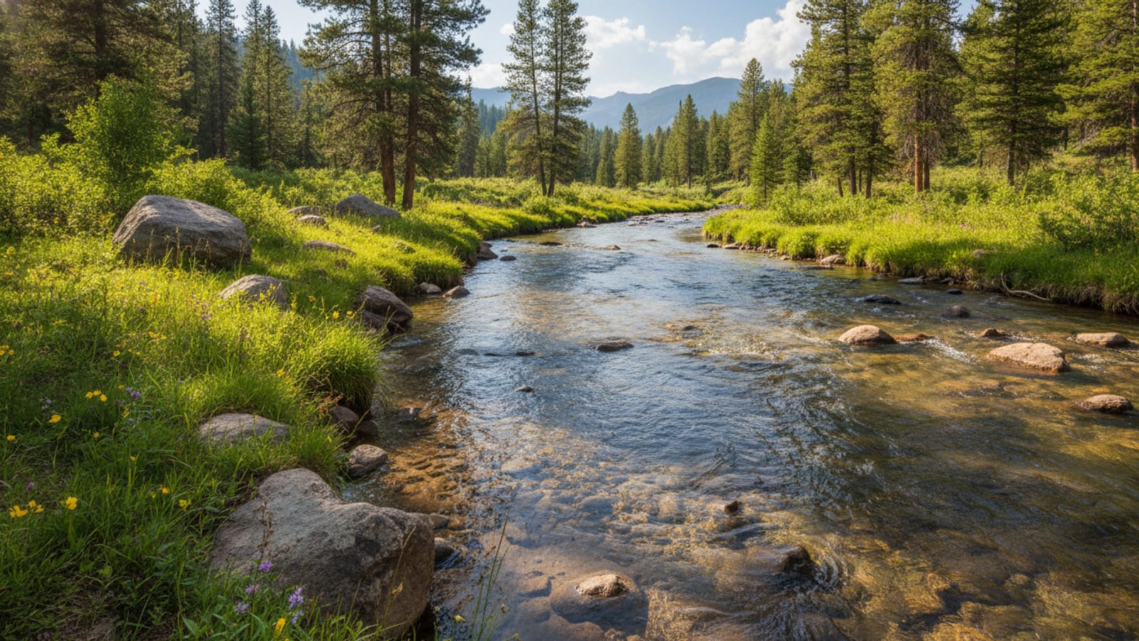 A gentle, easy-access Colorado mountain creek