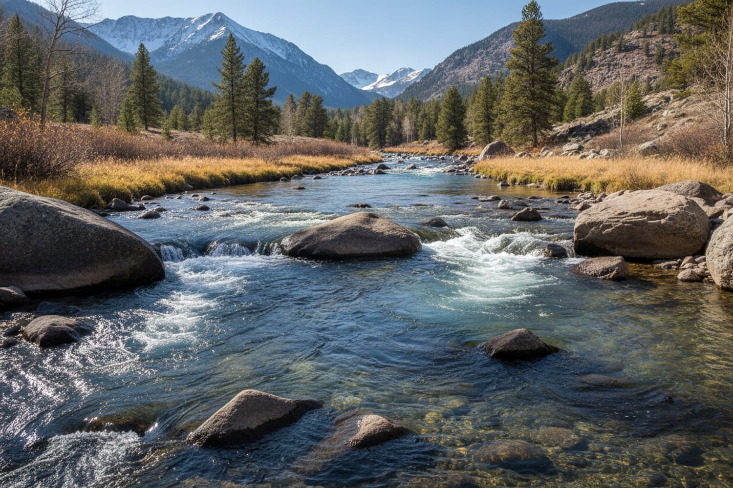 South Platte pocket water — the technical seams where the Blowtorch shines