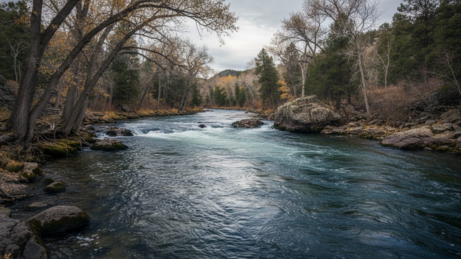 A brawny stretch of Colorado streamer water