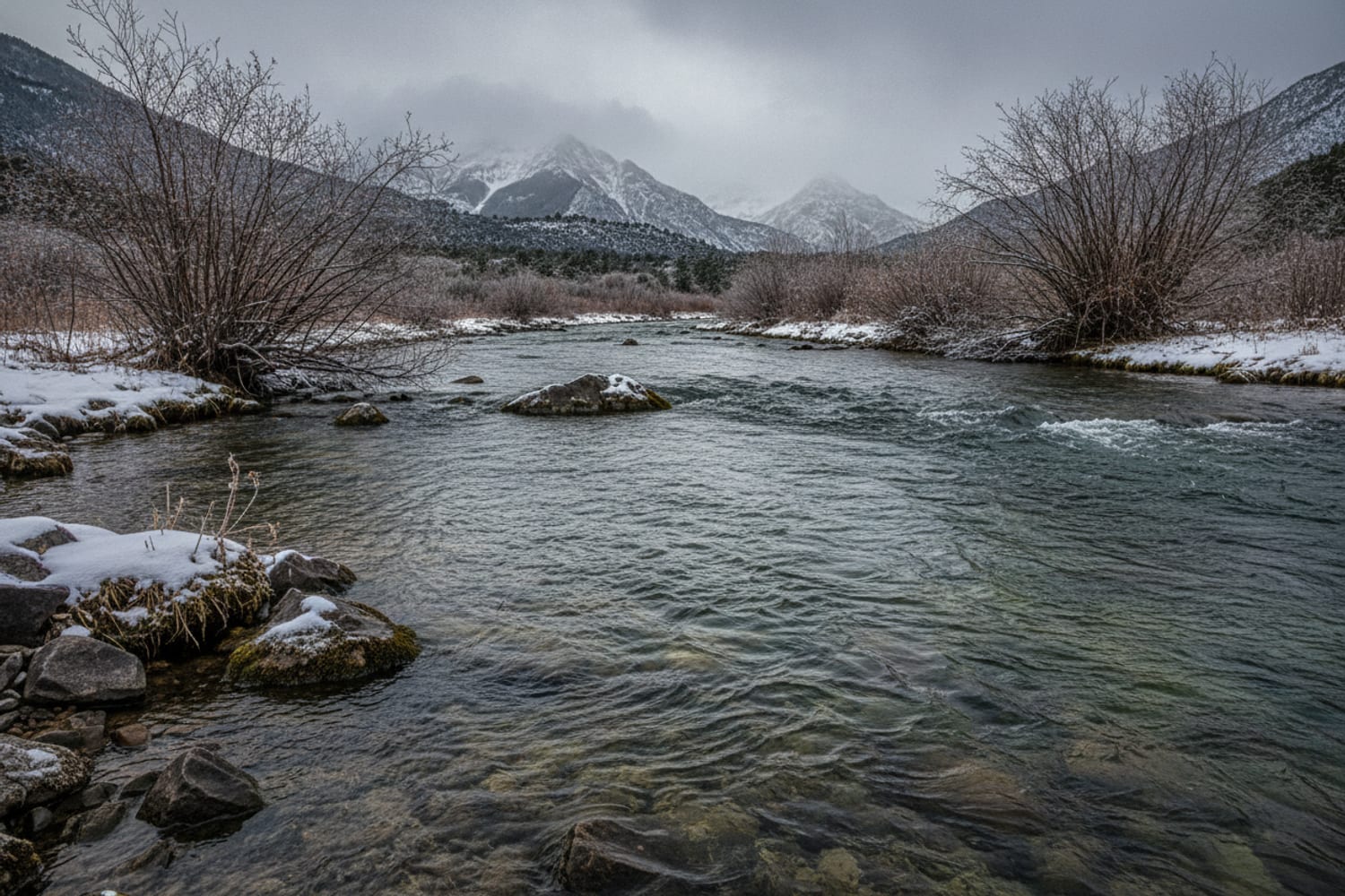 Technical approach to remote fly fishing water — Sitka's territory